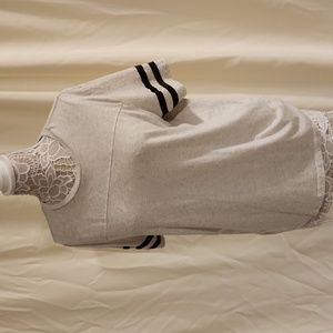 Size: L, Old Navy Tee with Camo Stripped Sleeve